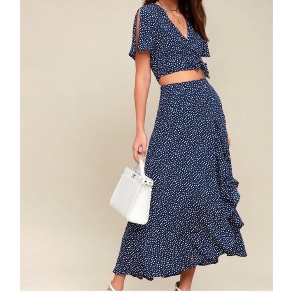Lulu’s Two Piece Polka Dot Set